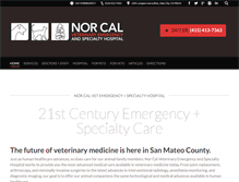 Tablet Screenshot of norcalvet.com